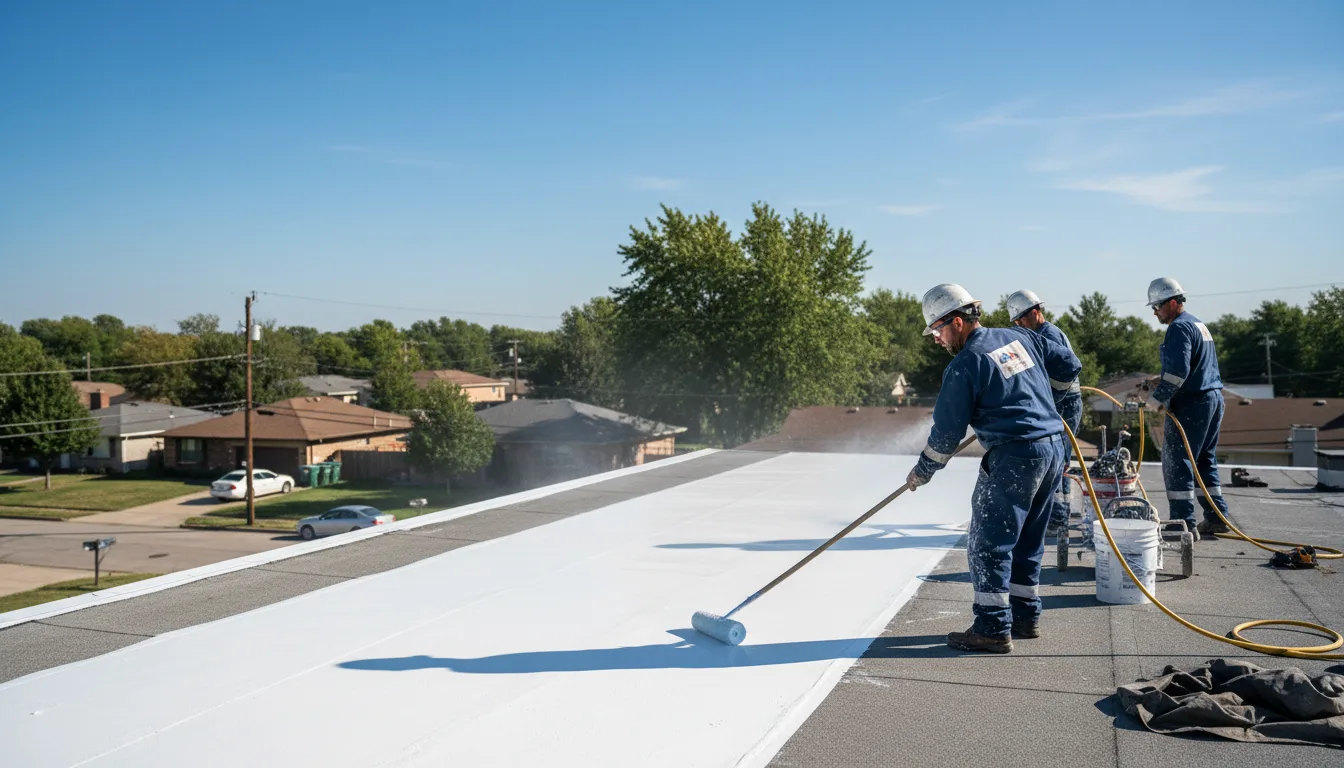Commercial roof coating in Murchison, TX near me